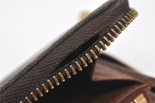 Authentic Louis Vuitton Monogram Zippy Long Wallet Purse M60017 LV 4121K