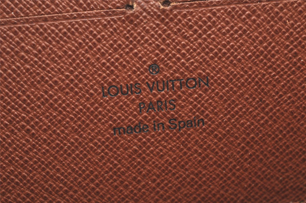 Authentic Louis Vuitton Monogram Zippy Long Wallet Purse M60017 LV 4121K