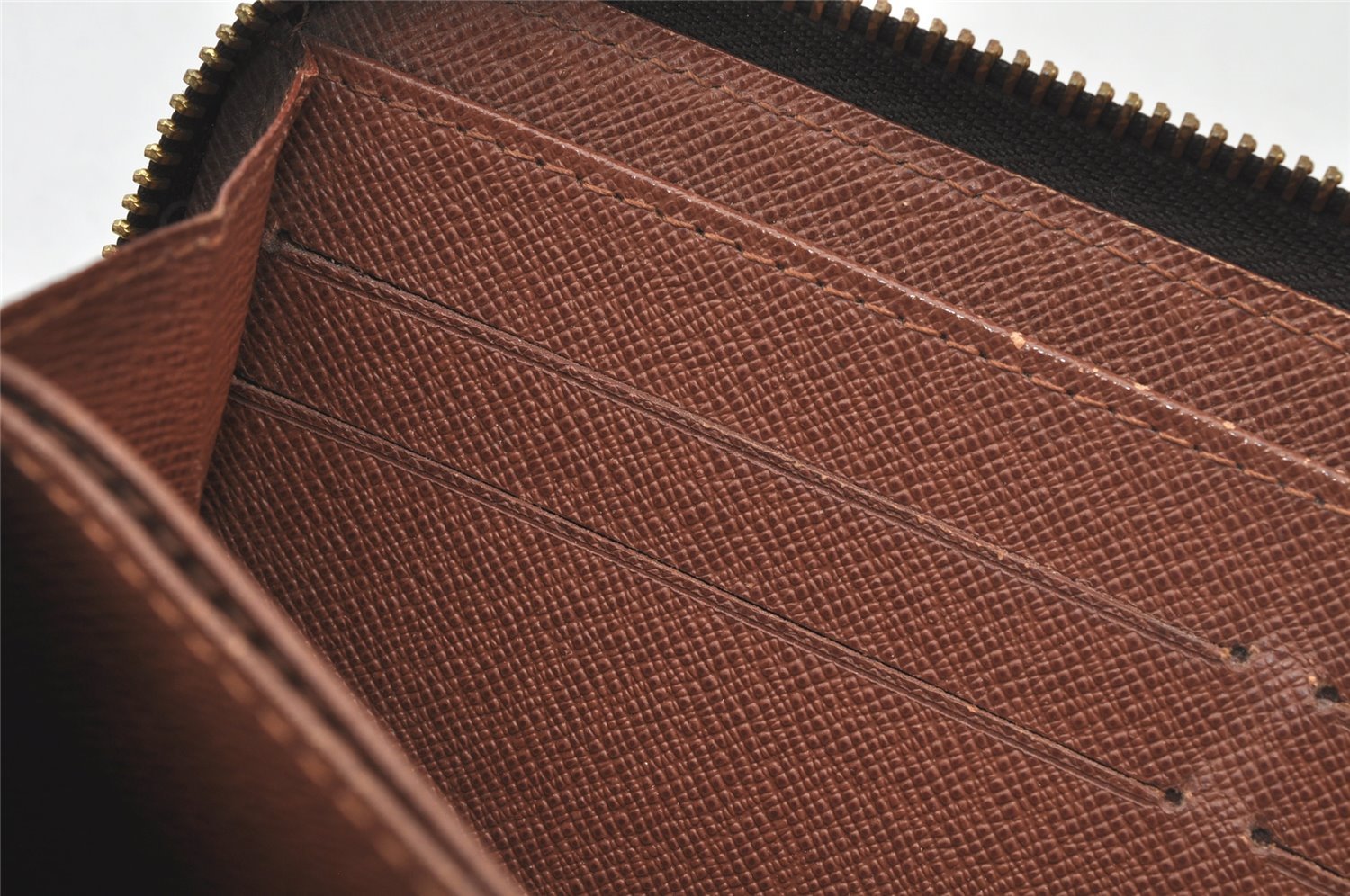 Authentic Louis Vuitton Monogram Zippy Long Wallet Purse M60017 LV 4121K