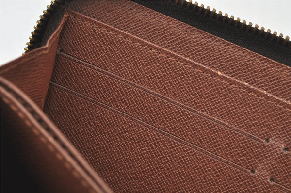 Authentic Louis Vuitton Monogram Zippy Long Wallet Purse M60017 LV 4121K