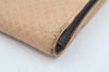 Auth CHANEL Calf Skin Micro Belted CoCo Mark Bifold Wallet Purse Beige 4122K