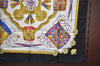 Authentic HERMES Carre 90 Scarf "LES TAMBOURS" Silk Black 4123H