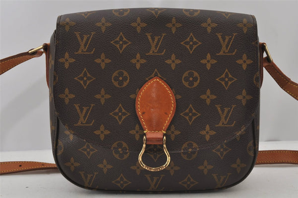 Authentic Louis Vuitton Monogram Saint Cloud GM M51242 Shoulder Cross Bag 4124J