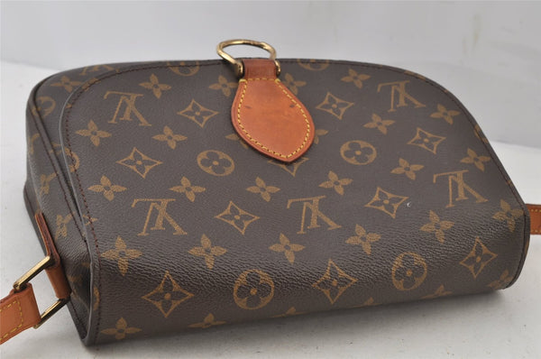 Authentic Louis Vuitton Monogram Saint Cloud GM M51242 Shoulder Cross Bag 4124J