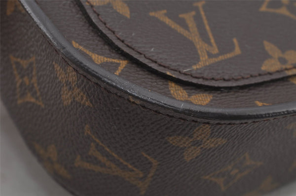 Authentic Louis Vuitton Monogram Saint Cloud GM M51242 Shoulder Cross Bag 4124J