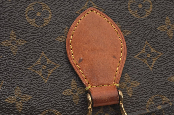 Authentic Louis Vuitton Monogram Saint Cloud GM M51242 Shoulder Cross Bag 4124J