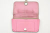 Authentic HERMES Dogon GM Leather Long Wallet Purse Gray Pink 4124K