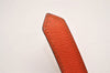 Authentic HERMES Bearn Classic Vintage Leather Long Wallet Purse Orange 4125J