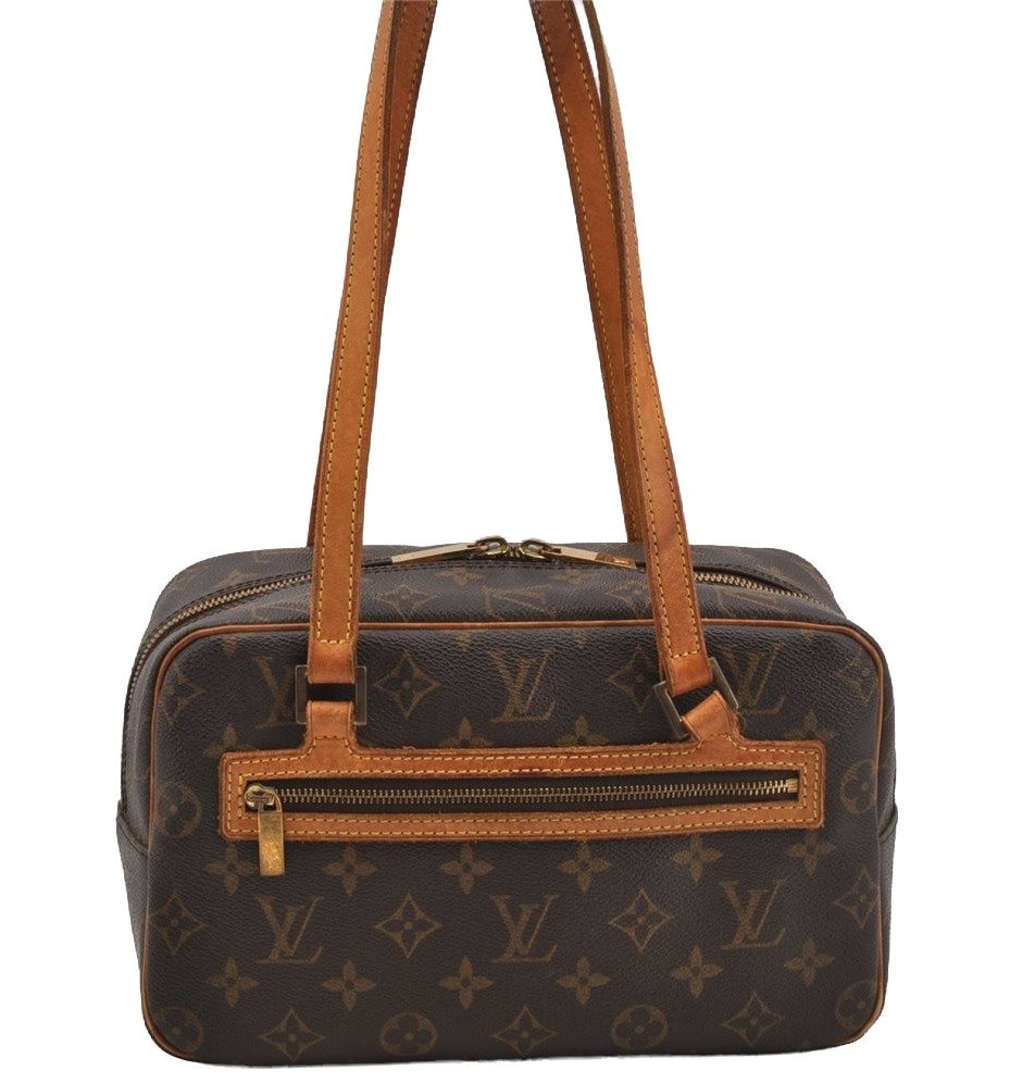 Authentic Louis Vuitton Monogram Cite MM Shoulder Bag M51182 LV Junk 4126J