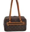Authentic Louis Vuitton Monogram Cite MM Shoulder Bag M51182 LV Junk 4126J