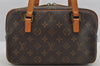 Authentic Louis Vuitton Monogram Cite MM Shoulder Bag M51182 LV Junk 4126J