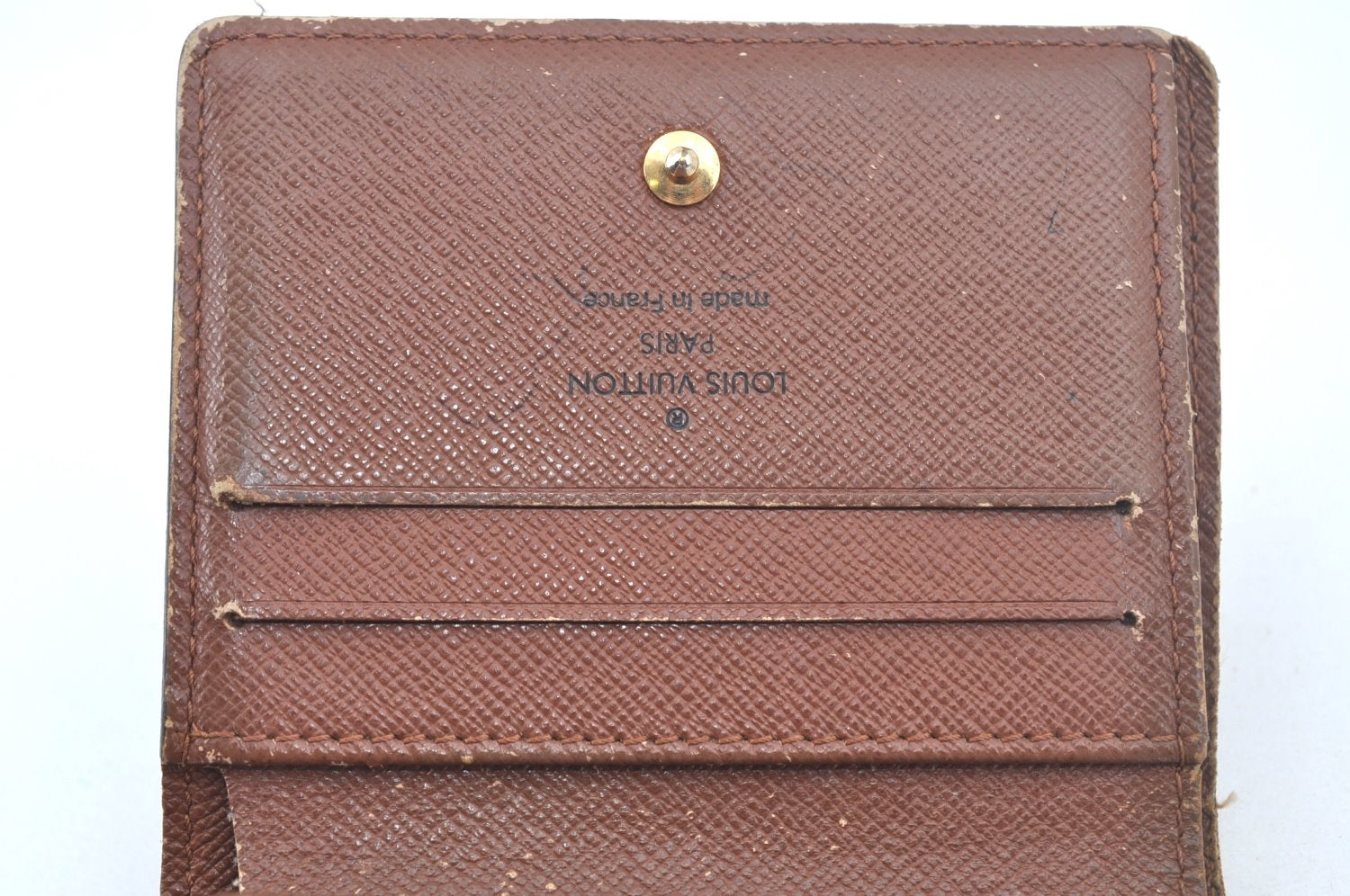 Authentic Louis Vuitton Monogram Portefeuille Magellan Wallet M60045 LV 4126K