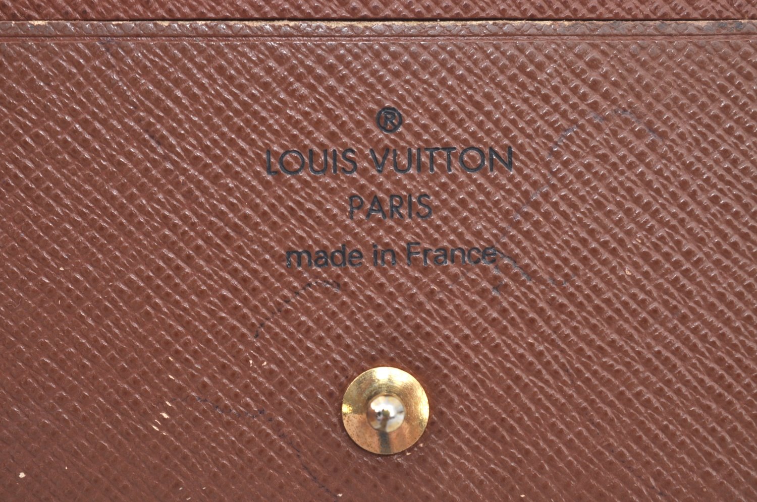 Authentic Louis Vuitton Monogram Portefeuille Magellan Wallet M60045 LV 4126K