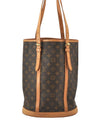 Authentic Louis Vuitton Monogram Bucket GM Shoulder Tote Bag M42236 Junk 4127K