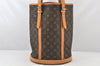 Authentic Louis Vuitton Monogram Bucket GM Shoulder Tote Bag M42236 Junk 4127K