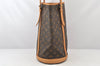 Authentic Louis Vuitton Monogram Bucket GM Shoulder Tote Bag M42236 Junk 4127K