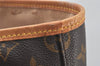 Authentic Louis Vuitton Monogram Bucket GM Shoulder Tote Bag M42236 Junk 4127K