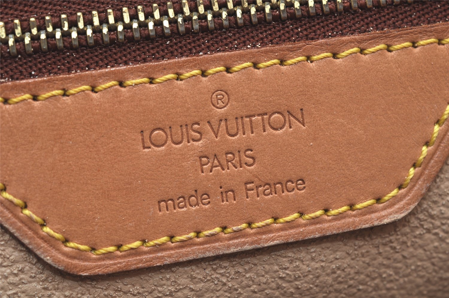 Authentic Louis Vuitton Monogram Bucket GM Shoulder Tote Bag M42236 Junk 4127K