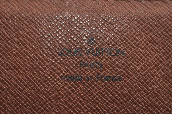 Authentic Louis Vuitton Monogram Cartouchiere MM M51253 Shoulder Cross Bag 4128I