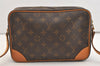 Authentic Louis Vuitton Monogram Trocadero 27 Shoulder Cross Bag M51274 LV 4128J