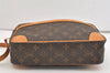 Authentic Louis Vuitton Monogram Trocadero 27 Shoulder Cross Bag M51274 LV 4128J