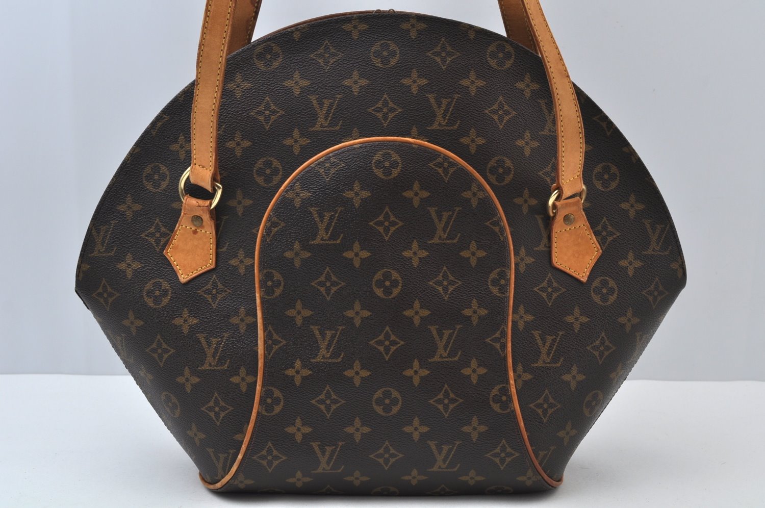 Authentic Louis Vuitton Monogram Ellipse Shopping Shoulder Bag M51128 LV 4129I