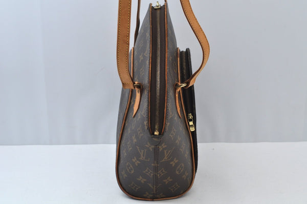 Authentic Louis Vuitton Monogram Ellipse Shopping Shoulder Bag M51128 LV 4129I