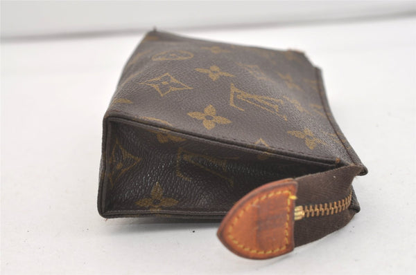 Auth Louis Vuitton Monogram Poche Toilette 15 M47546 Cosmetics Pouch Junk 4129J