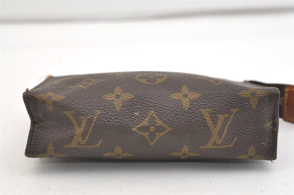 Auth Louis Vuitton Monogram Poche Toilette 15 M47546 Cosmetics Pouch Junk 4129J