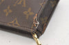Auth Louis Vuitton Monogram Poche Toilette 15 M47546 Cosmetics Pouch Junk 4129J