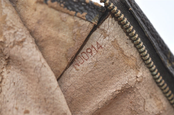 Auth Louis Vuitton Monogram Poche Toilette 15 M47546 Cosmetics Pouch Junk 4129J