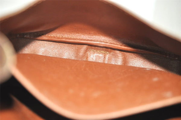 Authentic Louis Vuitton Monogram Cartouchiere MM M51253 Shoulder Cross Bag 4130I