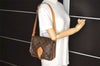 Authentic Louis Vuitton Monogram Cartouchiere MM M51253 Shoulder Cross Bag 4130I