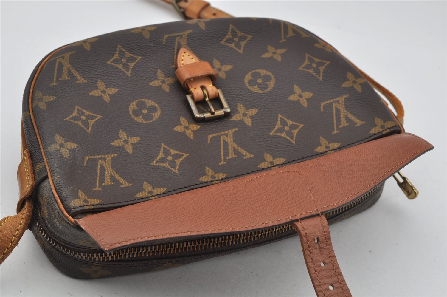 Authentic Louis Vuitton Monogram Jeune Fille PM M51227 Shoulder Cross Bag 4131J
