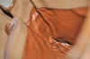 Authentic Burberrys Vintage Nova Check Canvas Leather Hand Bag Brown Beige 4131K