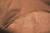 Authentic Burberrys Vintage Nova Check Canvas Leather Hand Bag Brown Beige 4131K