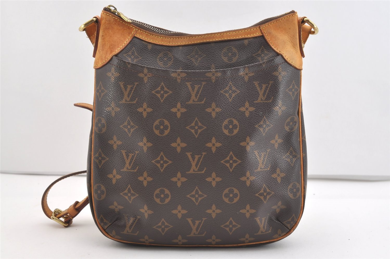 Authentic Louis Vuitton Monogram Odeon PM Shoulder Cross Bag M56390 LV 4132J