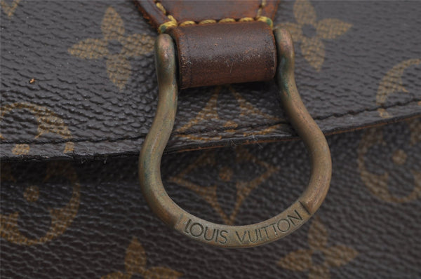 Authentic Louis Vuitton Monogram Saint Cloud GM M51242 Shoulder Cross Bag 4133J