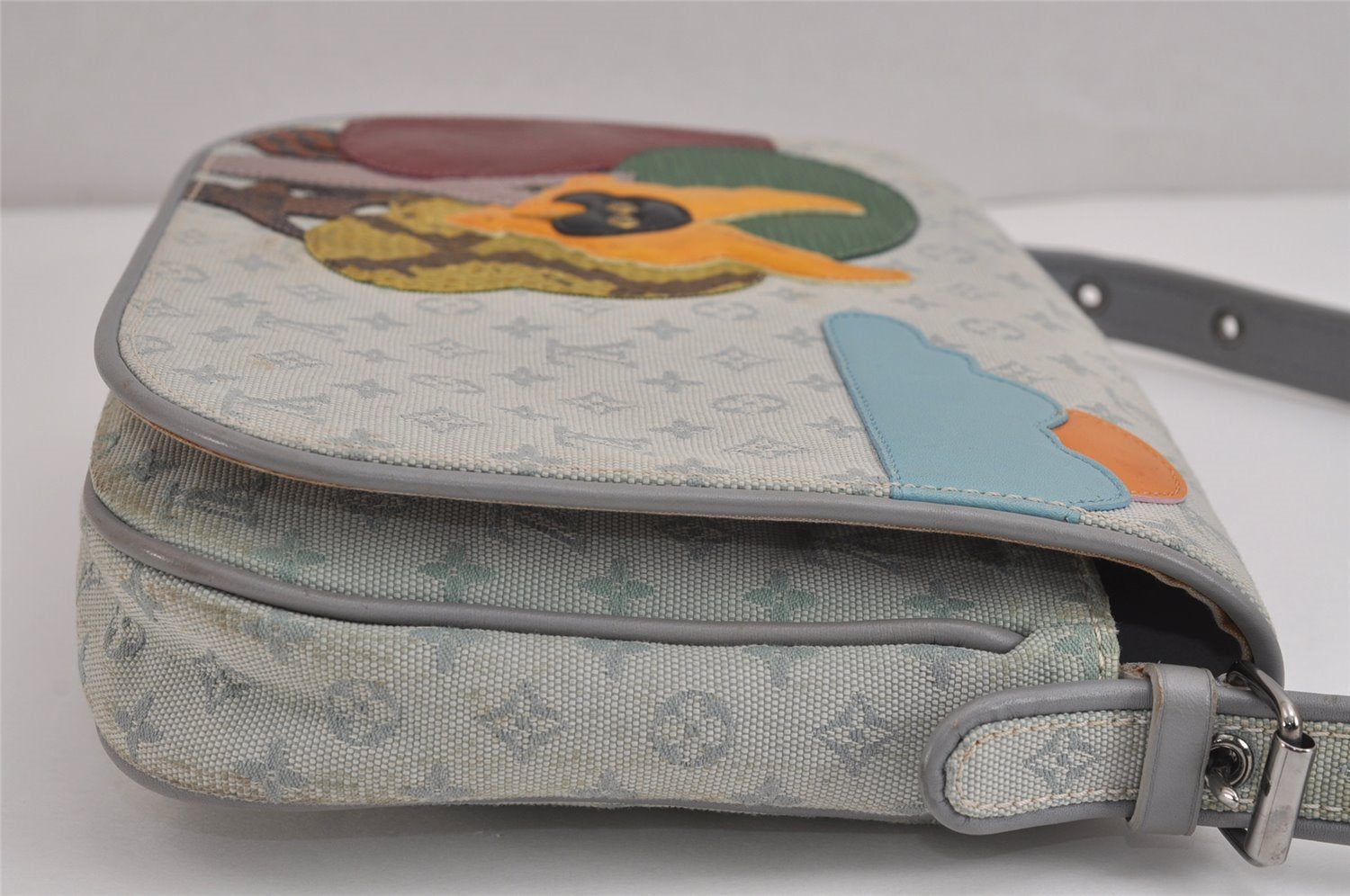 Auth Louis Vuitton Monogram Conte De Fees Musette Shoulder Bag M92279 Gray 4134J