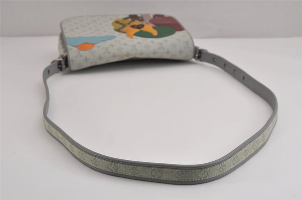 Auth Louis Vuitton Monogram Conte De Fees Musette Shoulder Bag M92279 Gray 4134J