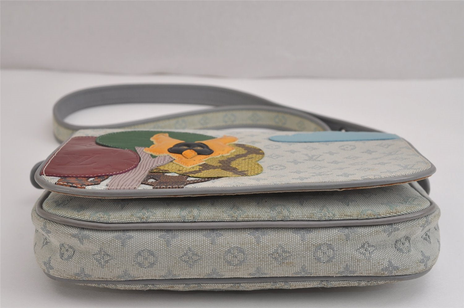 Auth Louis Vuitton Monogram Conte De Fees Musette Shoulder Bag M92279 Gray 4134J