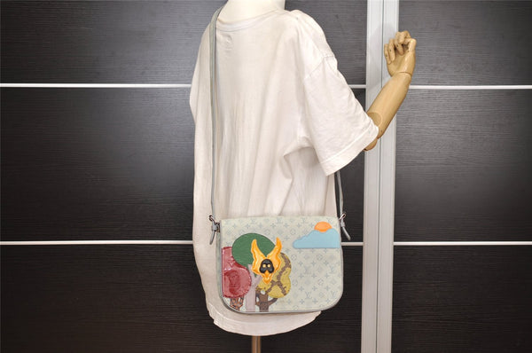 Auth Louis Vuitton Monogram Conte De Fees Musette Shoulder Bag M92279 Gray 4134J