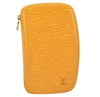 Authentic Louis Vuitton Epi Agenda Geode Purse Travel Case M63879 Yellow 4134K