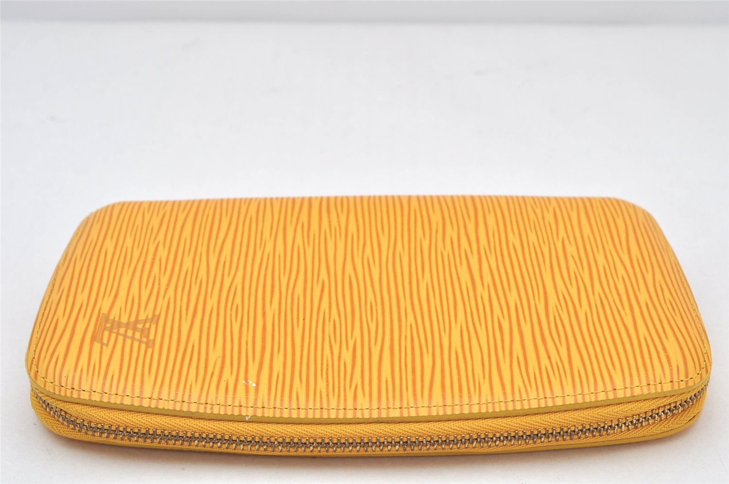 Authentic Louis Vuitton Epi Agenda Geode Purse Travel Case M63879 Yellow 4134K