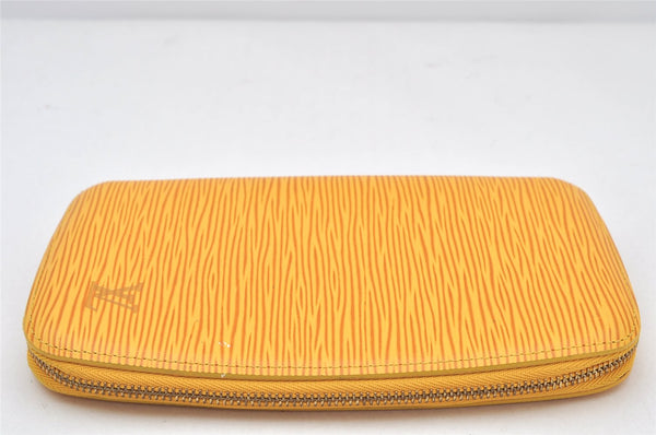 Authentic Louis Vuitton Epi Agenda Geode Purse Travel Case M63879 Yellow 4134K