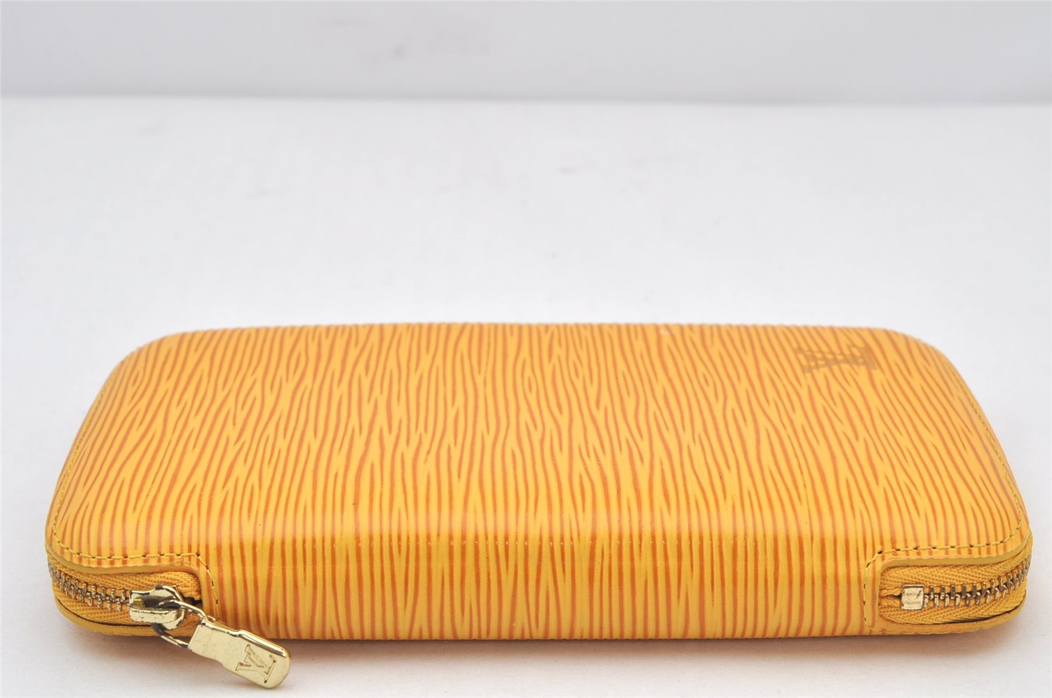 Authentic Louis Vuitton Epi Agenda Geode Purse Travel Case M63879 Yellow 4134K