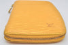 Authentic Louis Vuitton Epi Agenda Geode Purse Travel Case M63879 Yellow 4134K