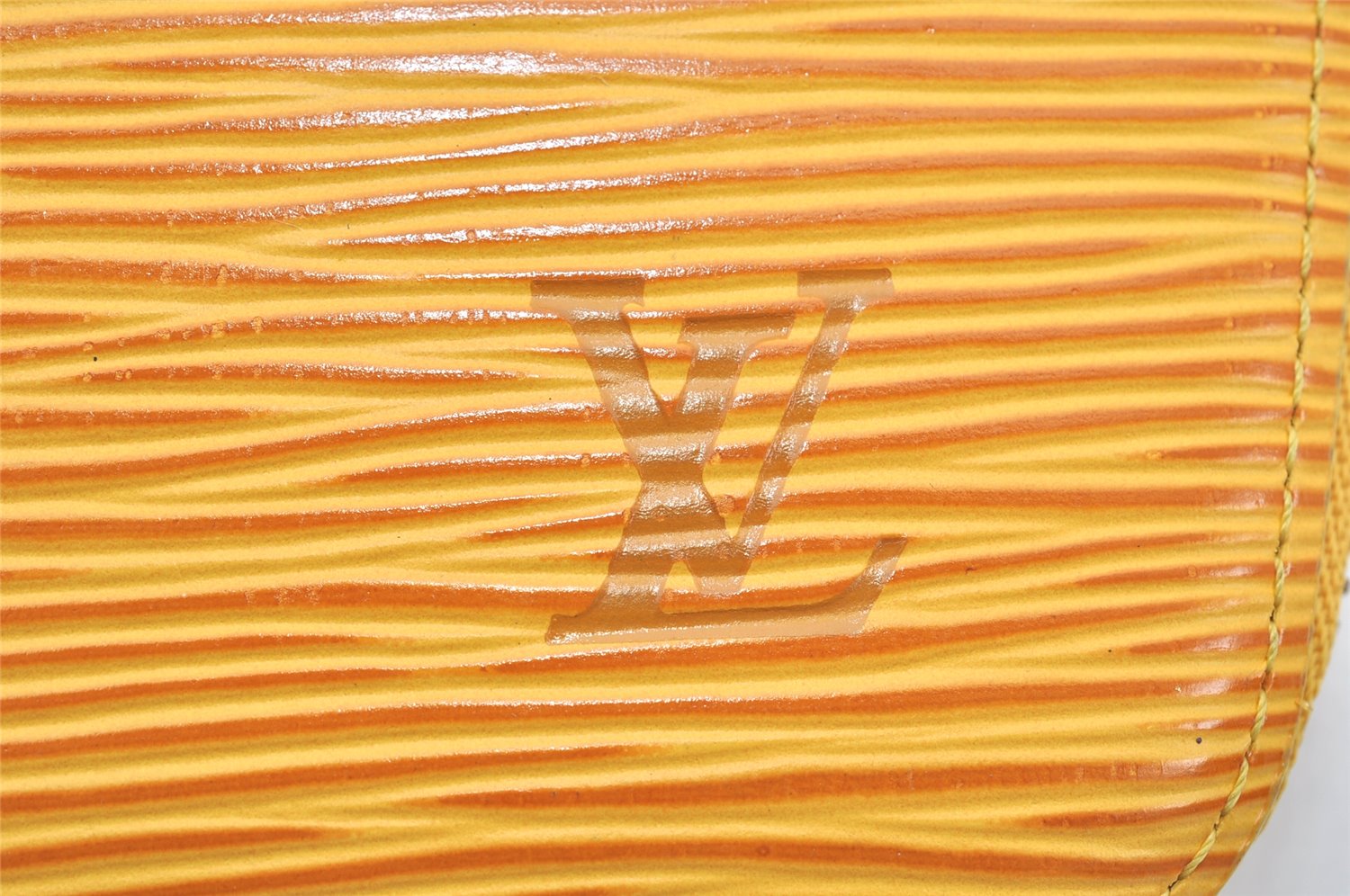 Authentic Louis Vuitton Epi Agenda Geode Purse Travel Case M63879 Yellow 4134K
