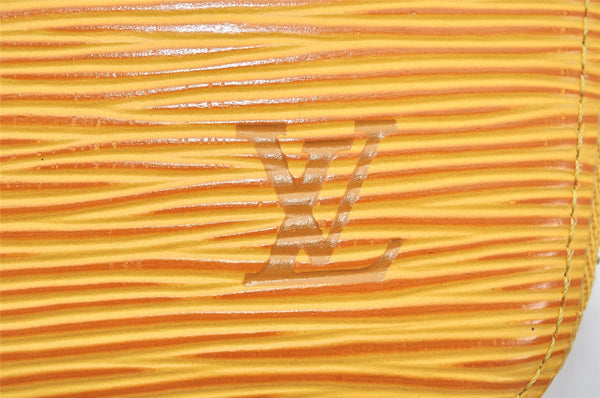 Authentic Louis Vuitton Epi Agenda Geode Purse Travel Case M63879 Yellow 4134K