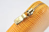 Authentic Louis Vuitton Epi Agenda Geode Purse Travel Case M63879 Yellow 4134K
